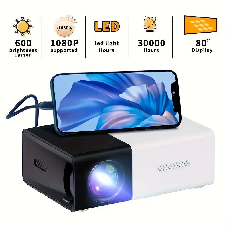 High Definition Mini Projector  Vivid 3D Vision