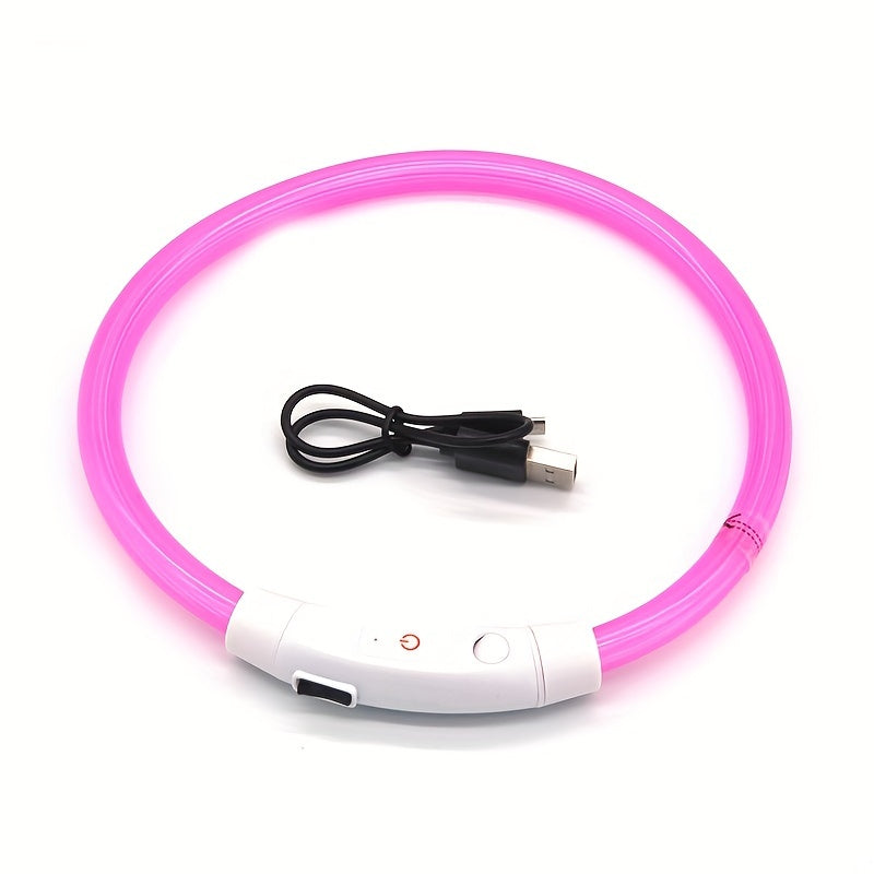 Led Dog Collar Light up USB Cat and Dog