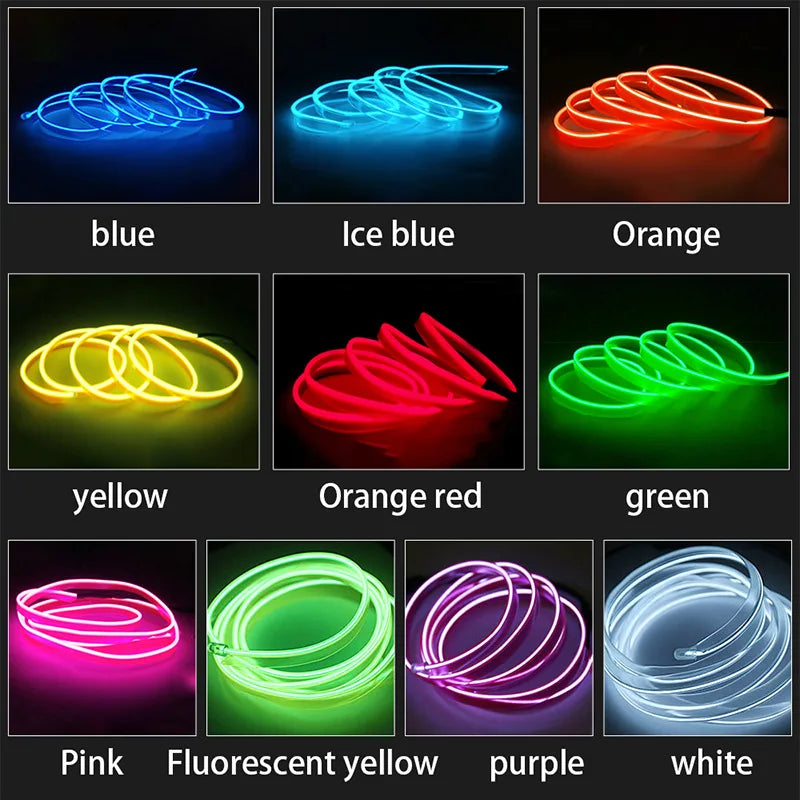 Car LED Strip Interior Decorative Lamps