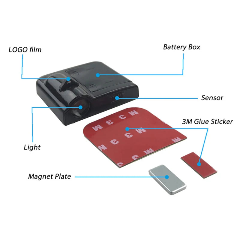 2pcs NEW Wireless Led Car Door