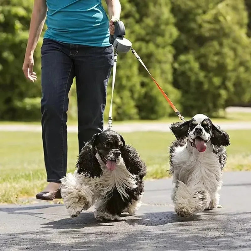 Leash for Two Dogs Pet Double-headed 3M