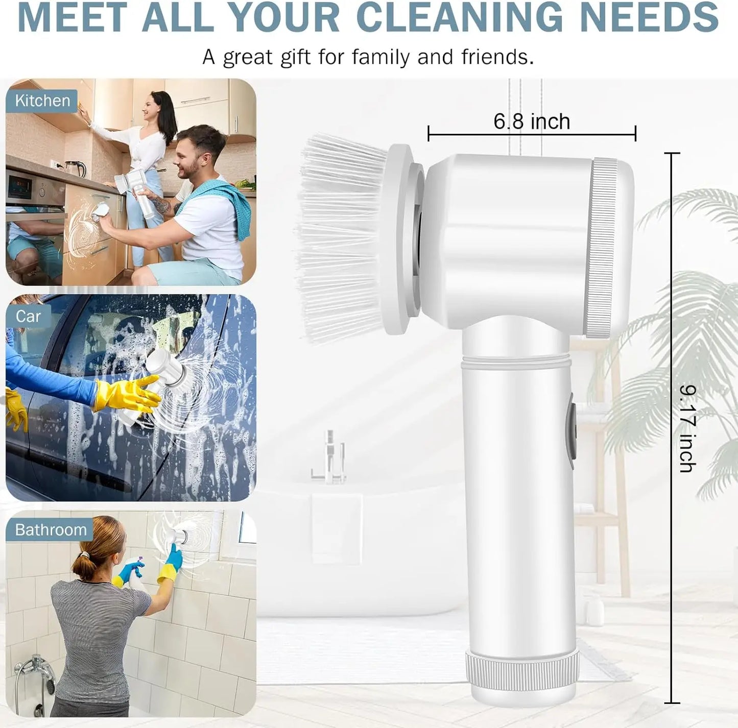 Cordless Electric Cleaning Brush