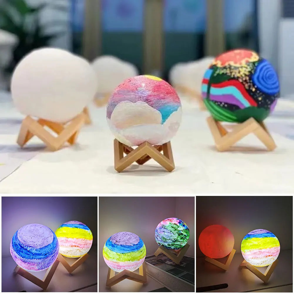 3D Print Moon Lamp