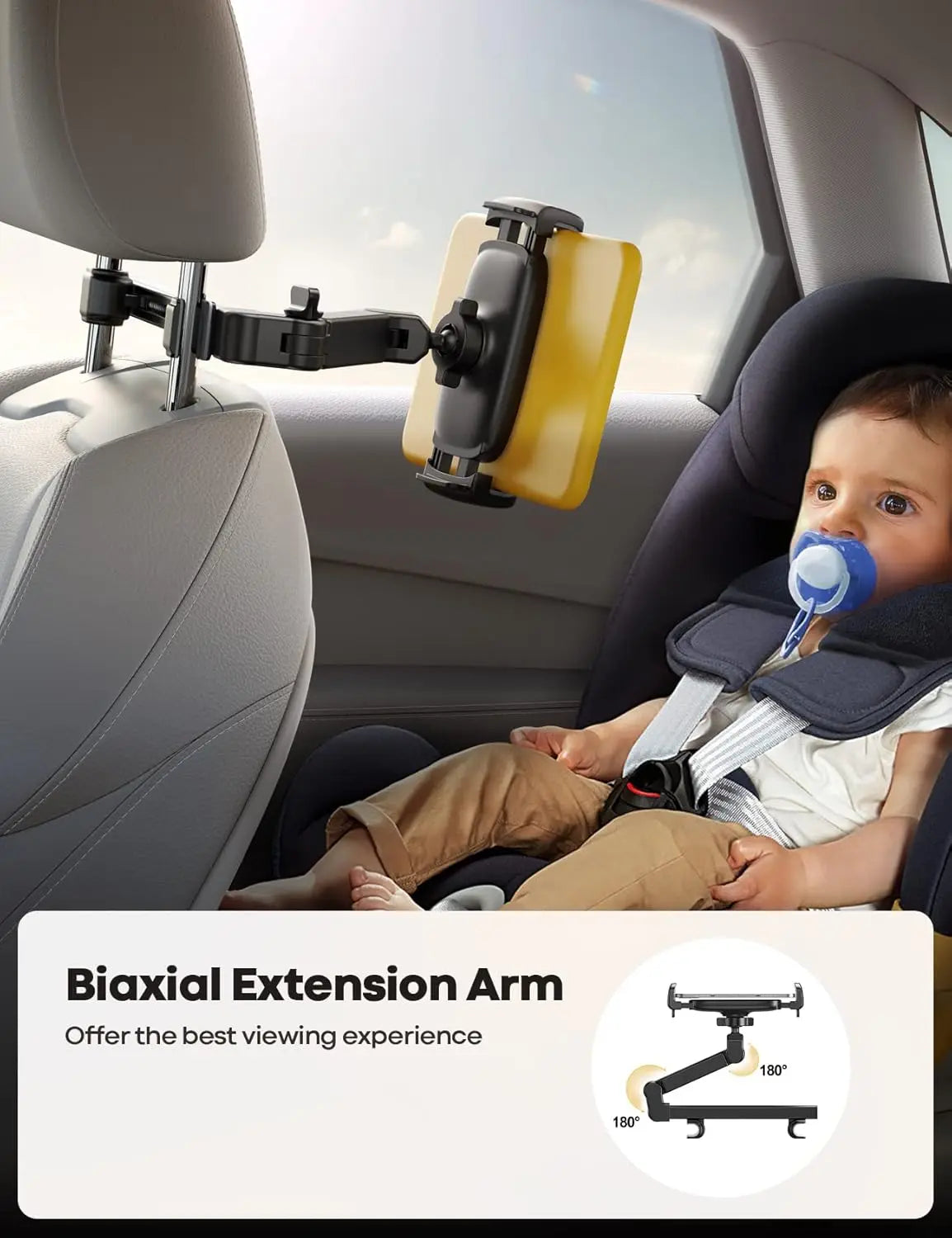 Car Headrest Tablet Holder