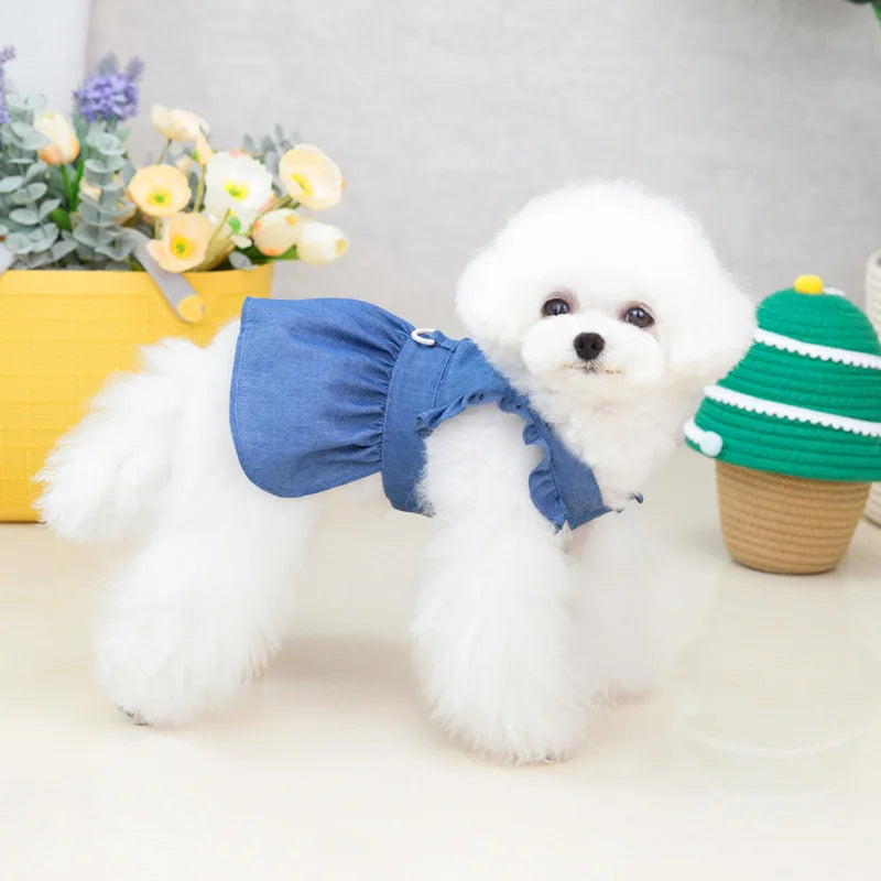 Spring Summer Dress for Small Kitten dog