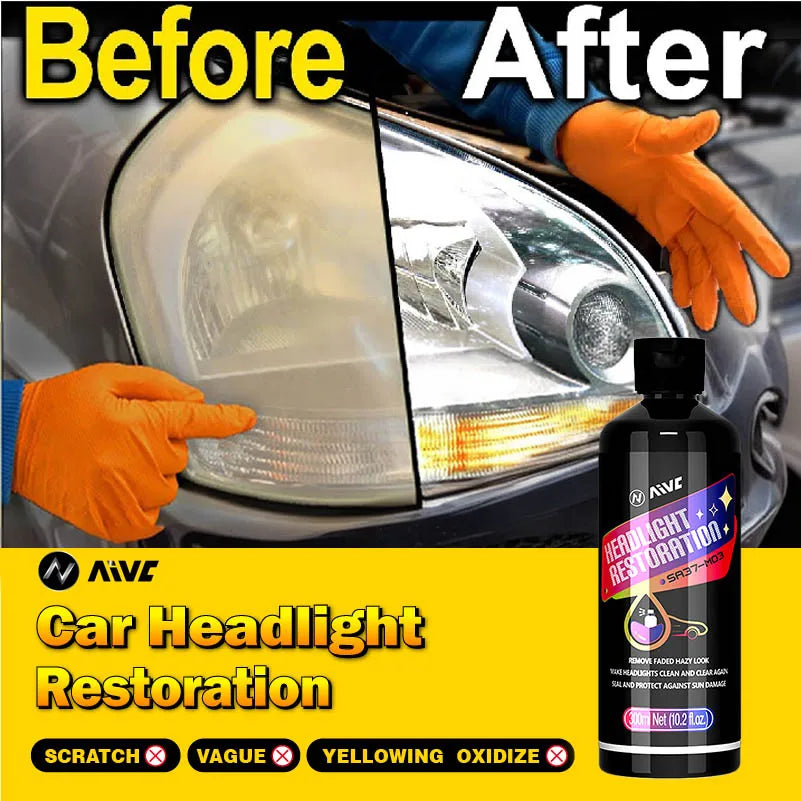 Kit Polishing Repair Clean Headlight